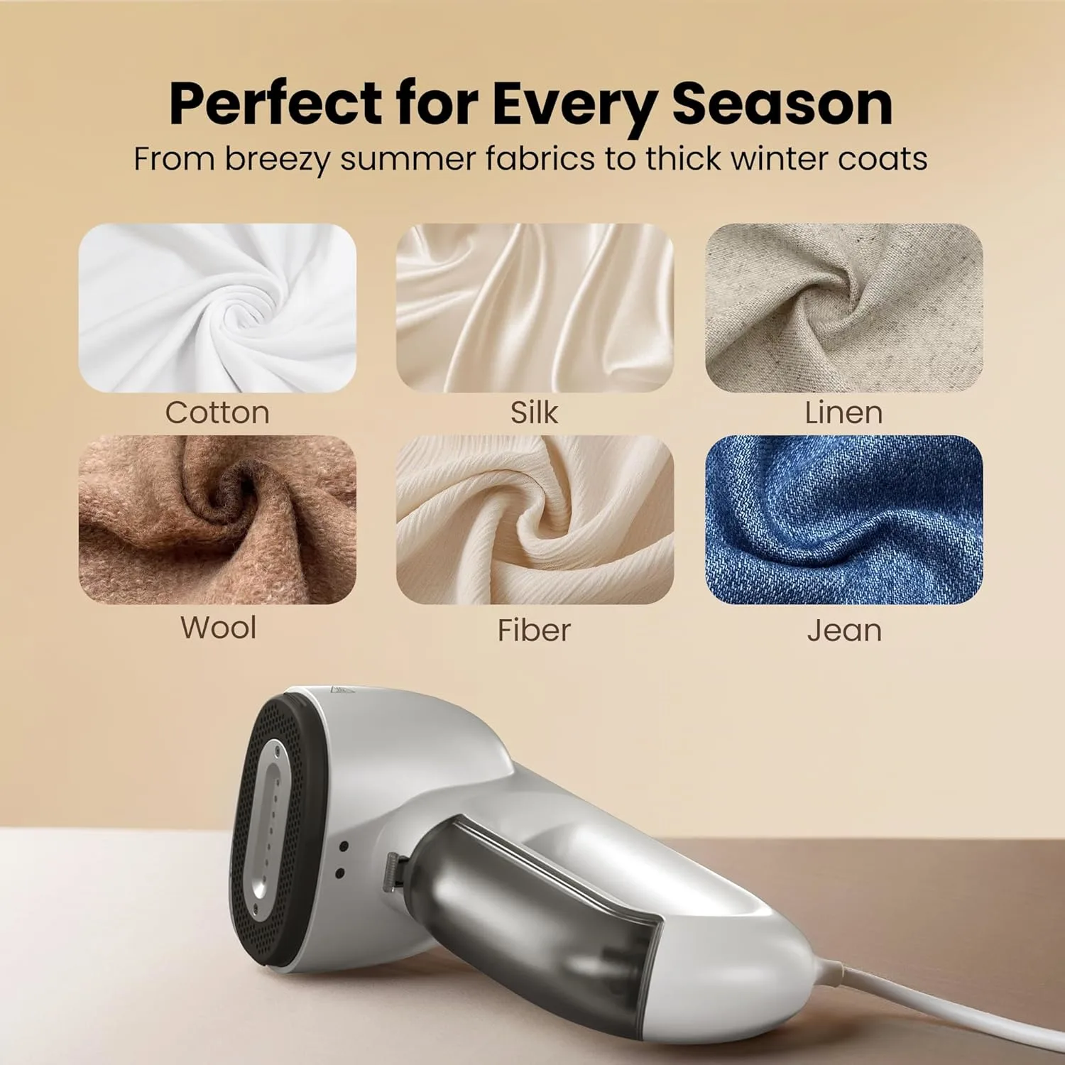 Neakasa Magic 1 Handheld Garment Steamer with Suction, Compact and Foldable, No Ironing Board Needed, One Hand Operation - Product Details