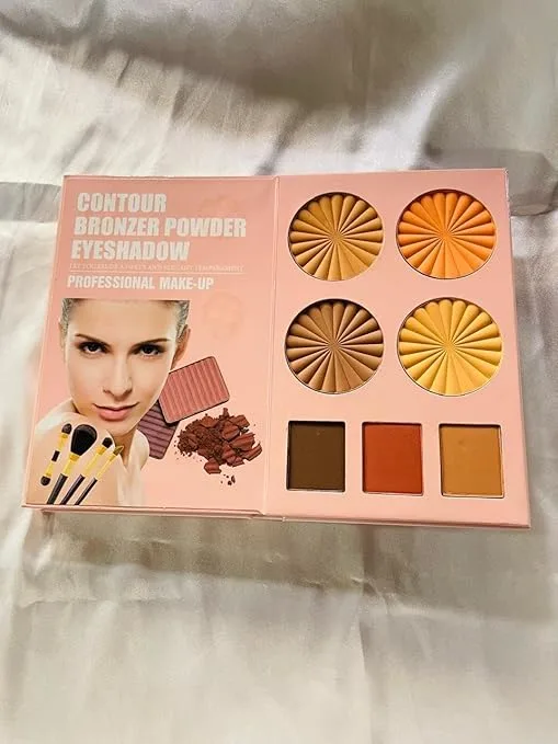 Multipurpose Makeup Book Palette With Eyeshadow Highlighter Contour And Concealer For All Skin Tones – Professional All-In-One Makeup Kit For Daily Use With Travel-Friendly Packaging - Product Details